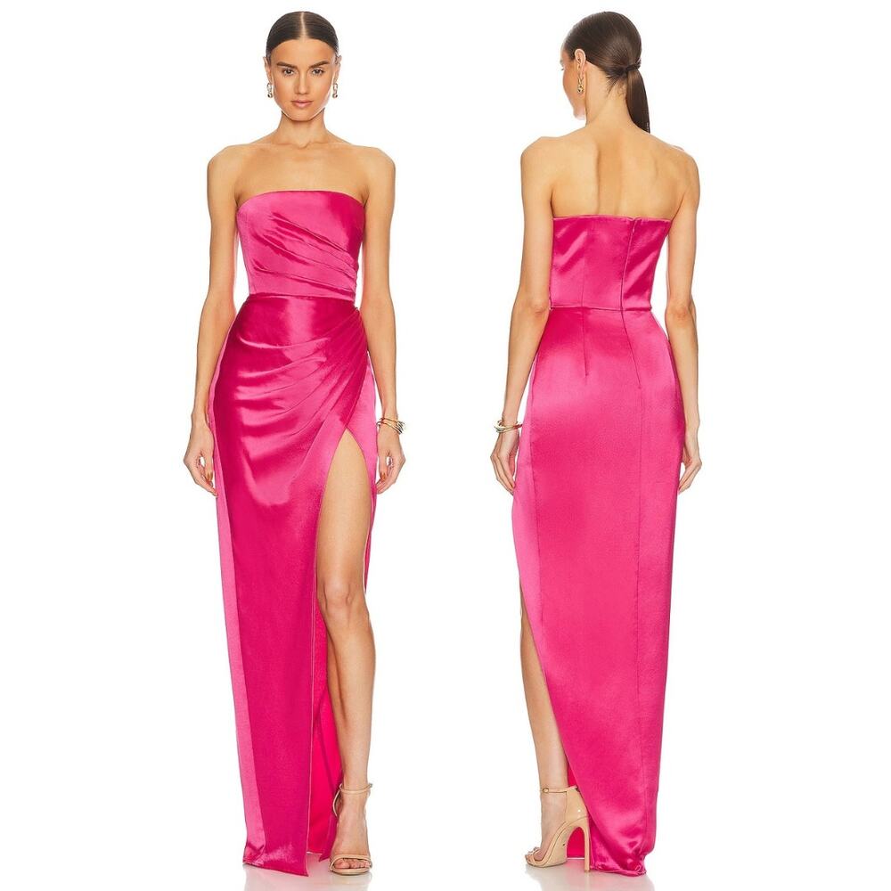 Sau Lee Priyanka Strapless Gown Prom Formal Party Wedding Guest Gala Evening 2